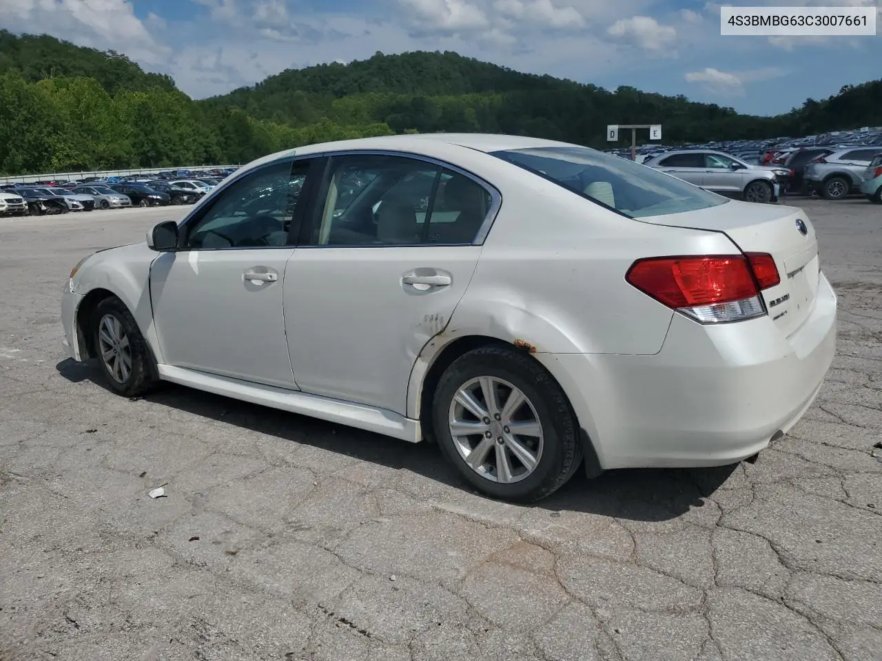 2012 Subaru Legacy 2.5I Premium VIN: 4S3BMBG63C3007661 Lot: 65201495