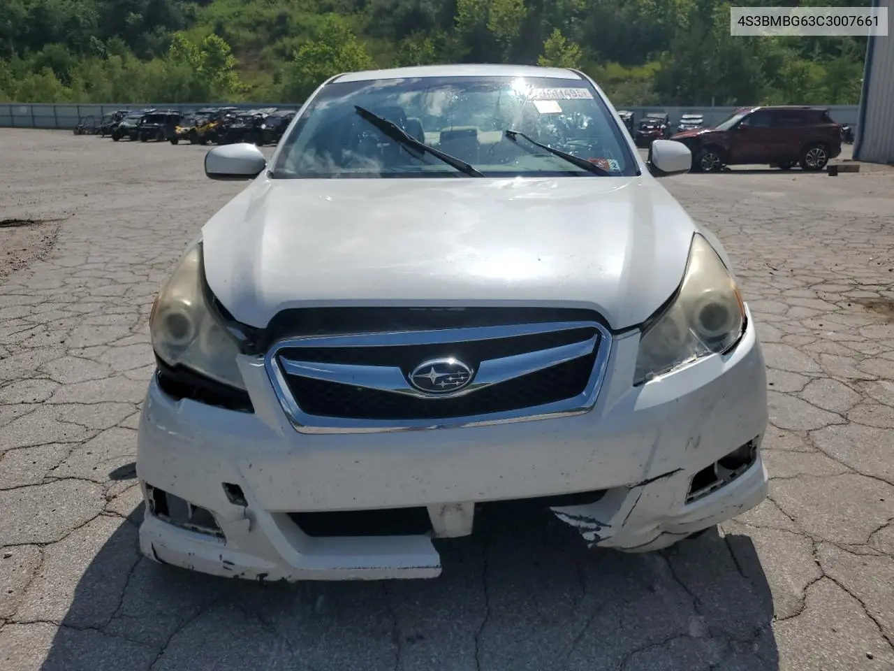 2012 Subaru Legacy 2.5I Premium VIN: 4S3BMBG63C3007661 Lot: 65201495
