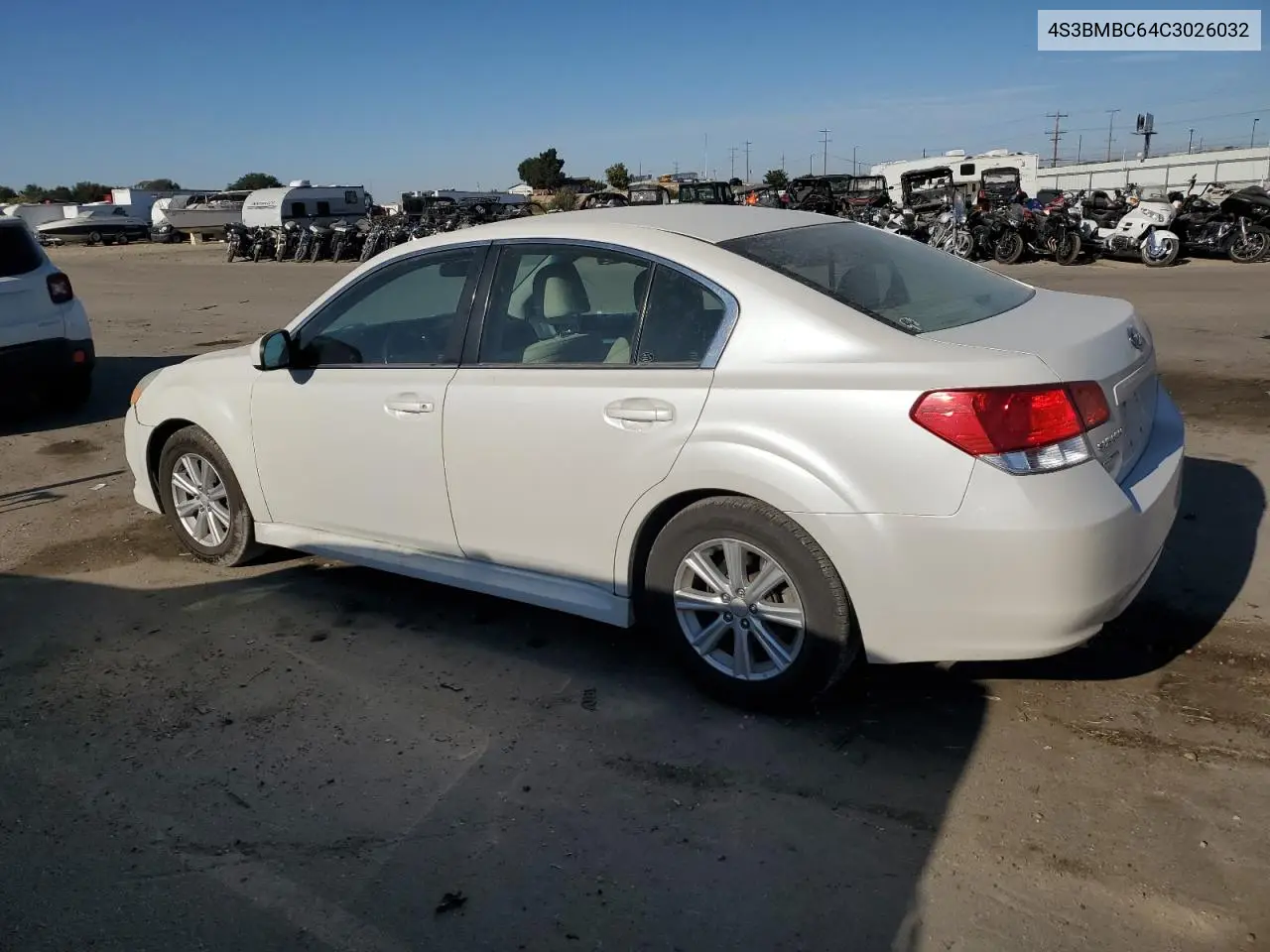 2012 Subaru Legacy 2.5I Premium VIN: 4S3BMBC64C3026032 Lot: 73591364