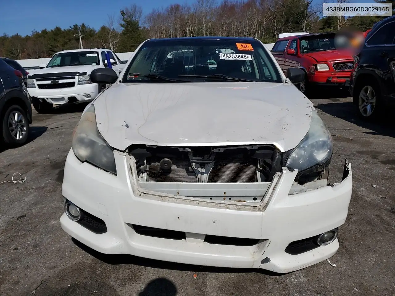2013 Subaru Legacy 2.5I Premium VIN: 4S3BMBG60D3029165 Lot: 49253845