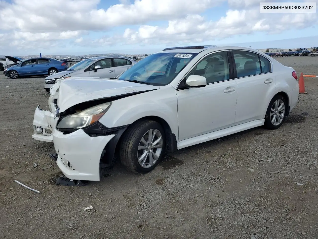 2013 Subaru Legacy 2.5I Limited VIN: 4S3BMBP60D3033202 Lot: 56413835