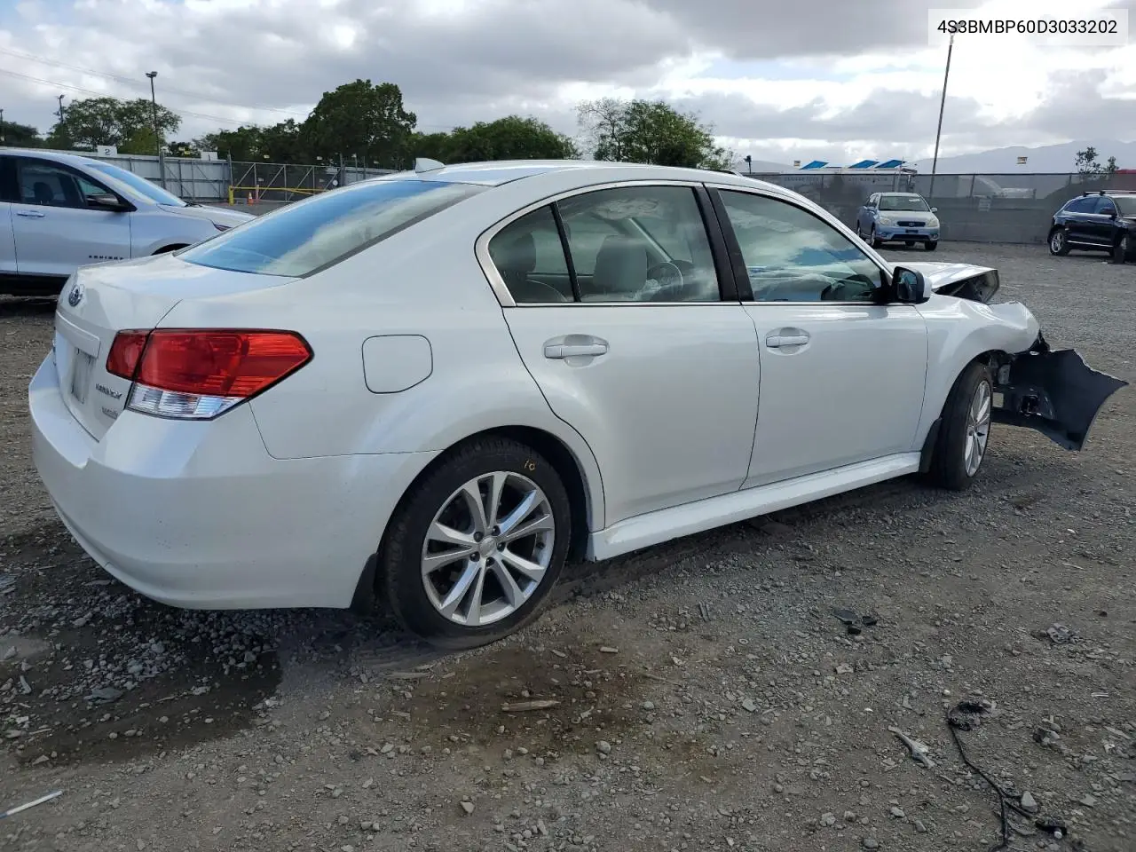 2013 Subaru Legacy 2.5I Limited VIN: 4S3BMBP60D3033202 Lot: 56413835