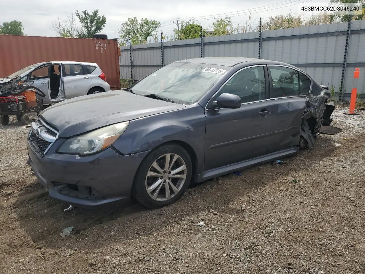 2013 Subaru Legacy 2.5I Premium VIN: 4S3BMCC62D3046240 Lot: 56543735