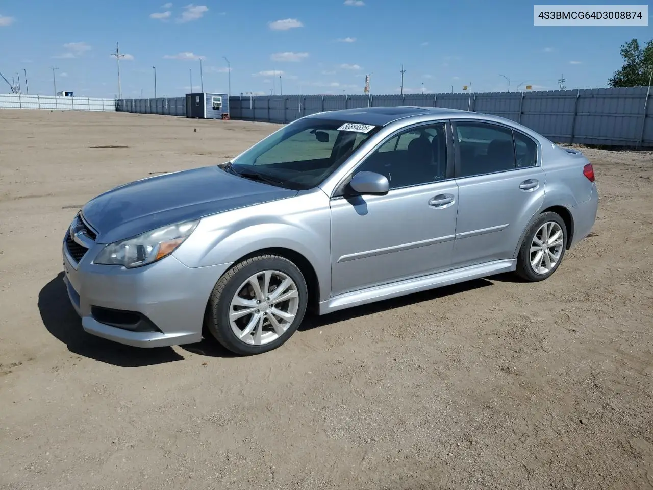 2013 Subaru Legacy 2.5I Premium VIN: 4S3BMCG64D3008874 Lot: 56884695
