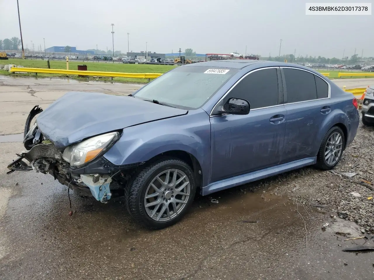 2013 Subaru Legacy 2.5I Limited VIN: 4S3BMBK62D3017378 Lot: 59947685