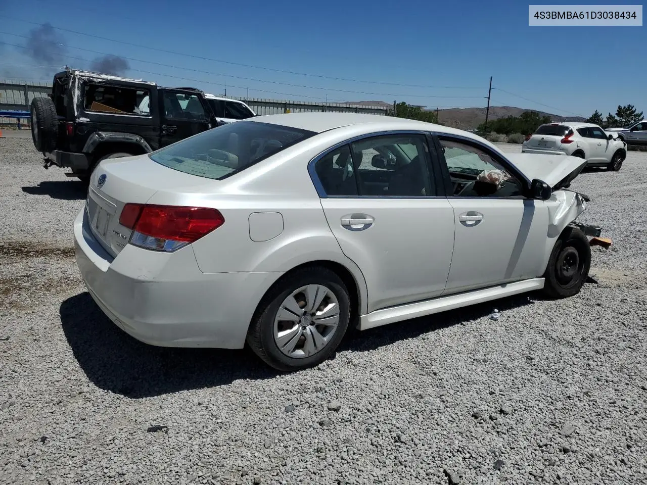 2013 Subaru Legacy 2.5I VIN: 4S3BMBA61D3038434 Lot: 62603145