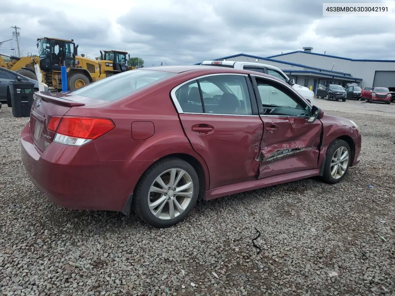 2013 Subaru Legacy 2.5I Premium VIN: 4S3BMBC63D3042191 Lot: 62648655