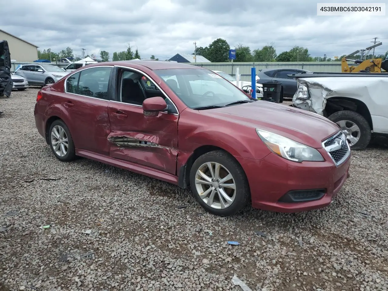 2013 Subaru Legacy 2.5I Premium VIN: 4S3BMBC63D3042191 Lot: 62648655