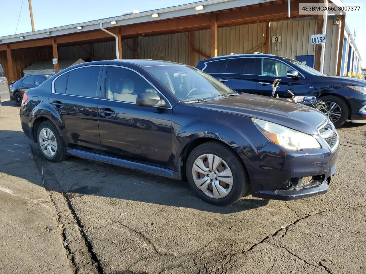 2013 Subaru Legacy 2.5I VIN: 4S3BMCA66D3007377 Lot: 62936065