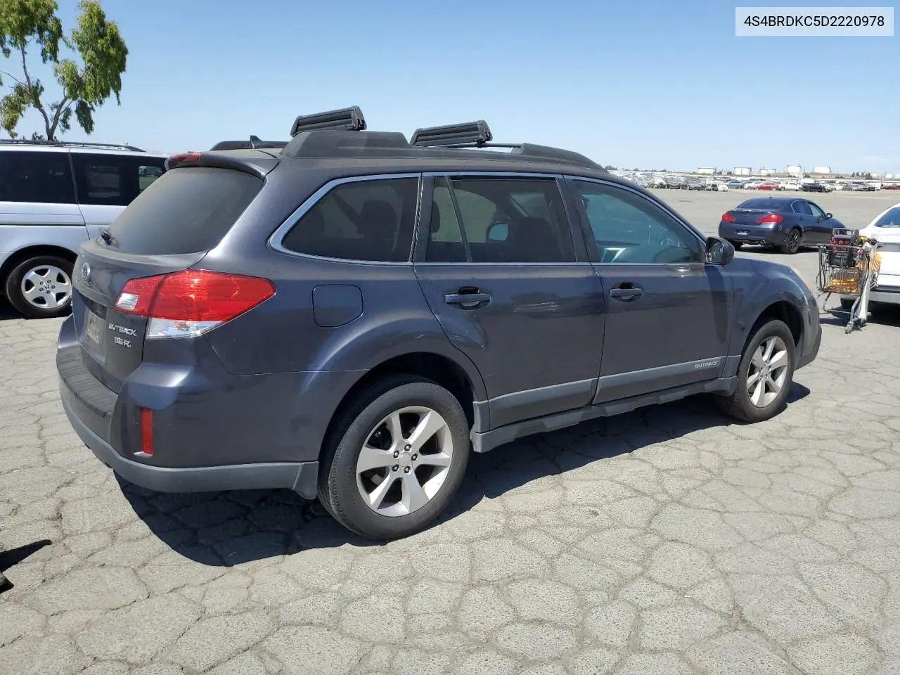 2013 Subaru Outback 3.6R Limited VIN: 4S4BRDKC5D2220978 Lot: 62990155