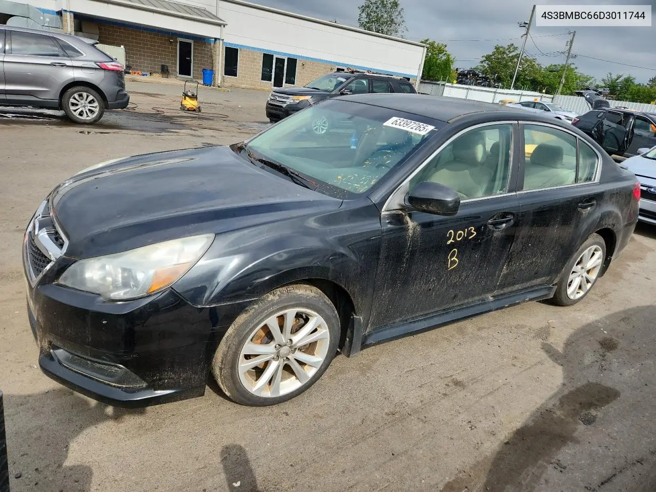 2013 Subaru Legacy 2.5I Premium VIN: 4S3BMBC66D3011744 Lot: 63397265