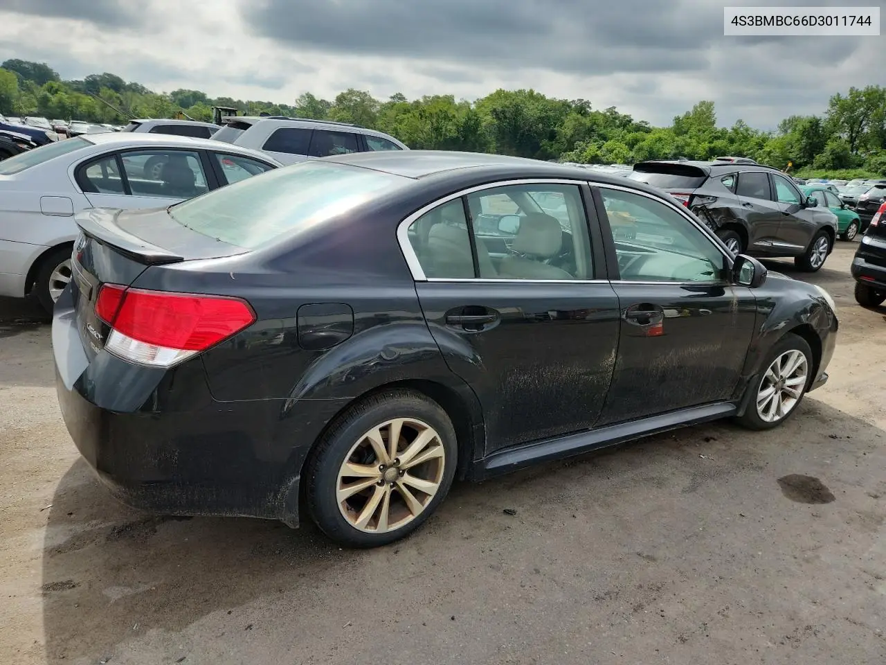 2013 Subaru Legacy 2.5I Premium VIN: 4S3BMBC66D3011744 Lot: 63397265