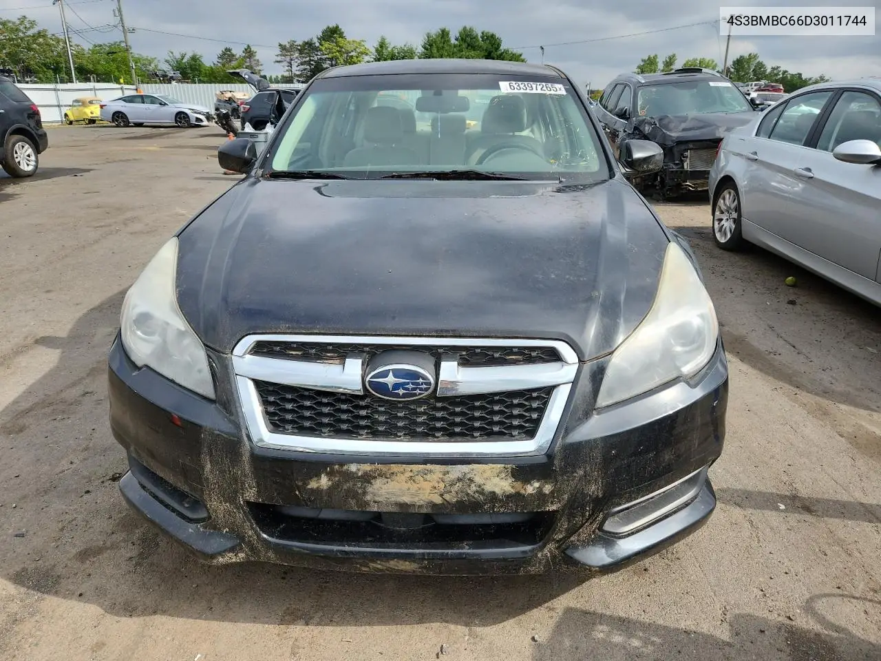 2013 Subaru Legacy 2.5I Premium VIN: 4S3BMBC66D3011744 Lot: 63397265