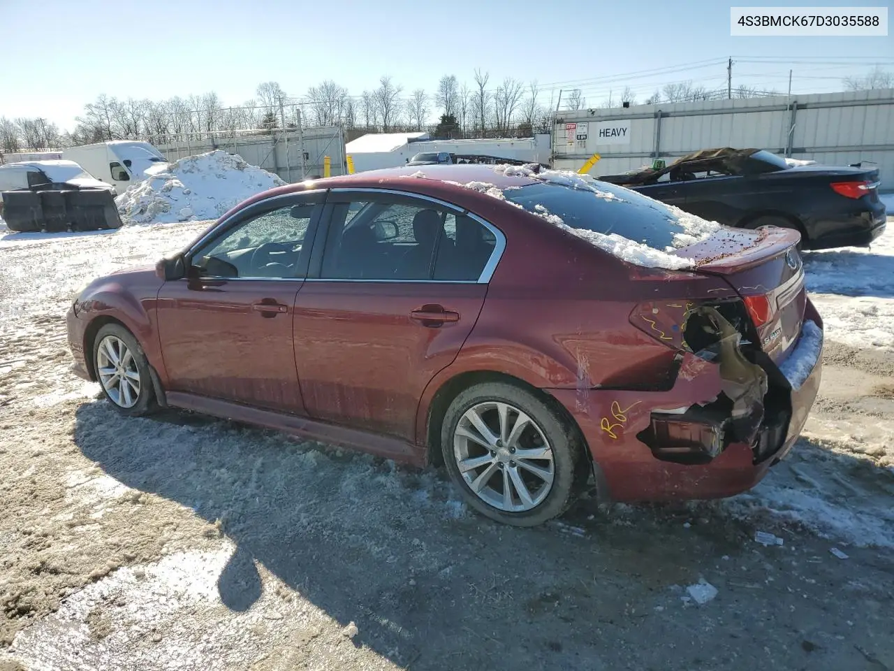 2013 Subaru Legacy 2.5I Limited VIN: 4S3BMCK67D3035588 Lot: 87929825