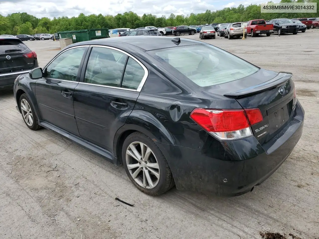 2014 Subaru Legacy 2.5I Limited VIN: 4S3BMBM69E3014332 Lot: 56863535
