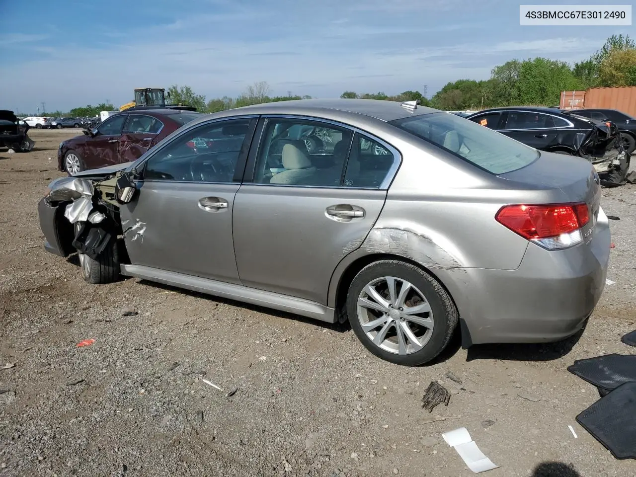 2014 Subaru Legacy 2.5I Premium VIN: 4S3BMCC67E3012490 Lot: 56971755