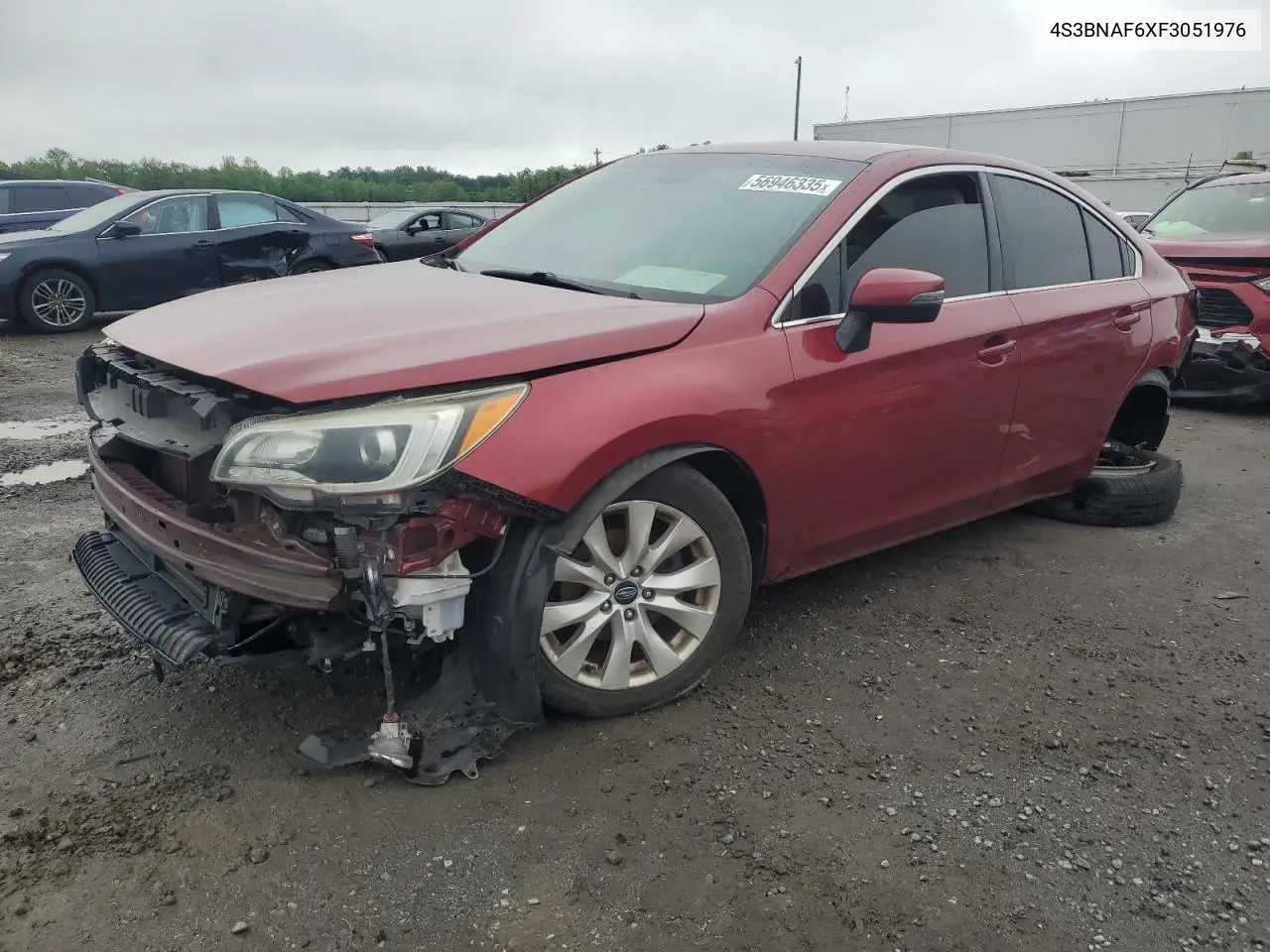 2015 Subaru Legacy 2.5I Premium VIN: 4S3BNAF6XF3051976 Lot: 56946335