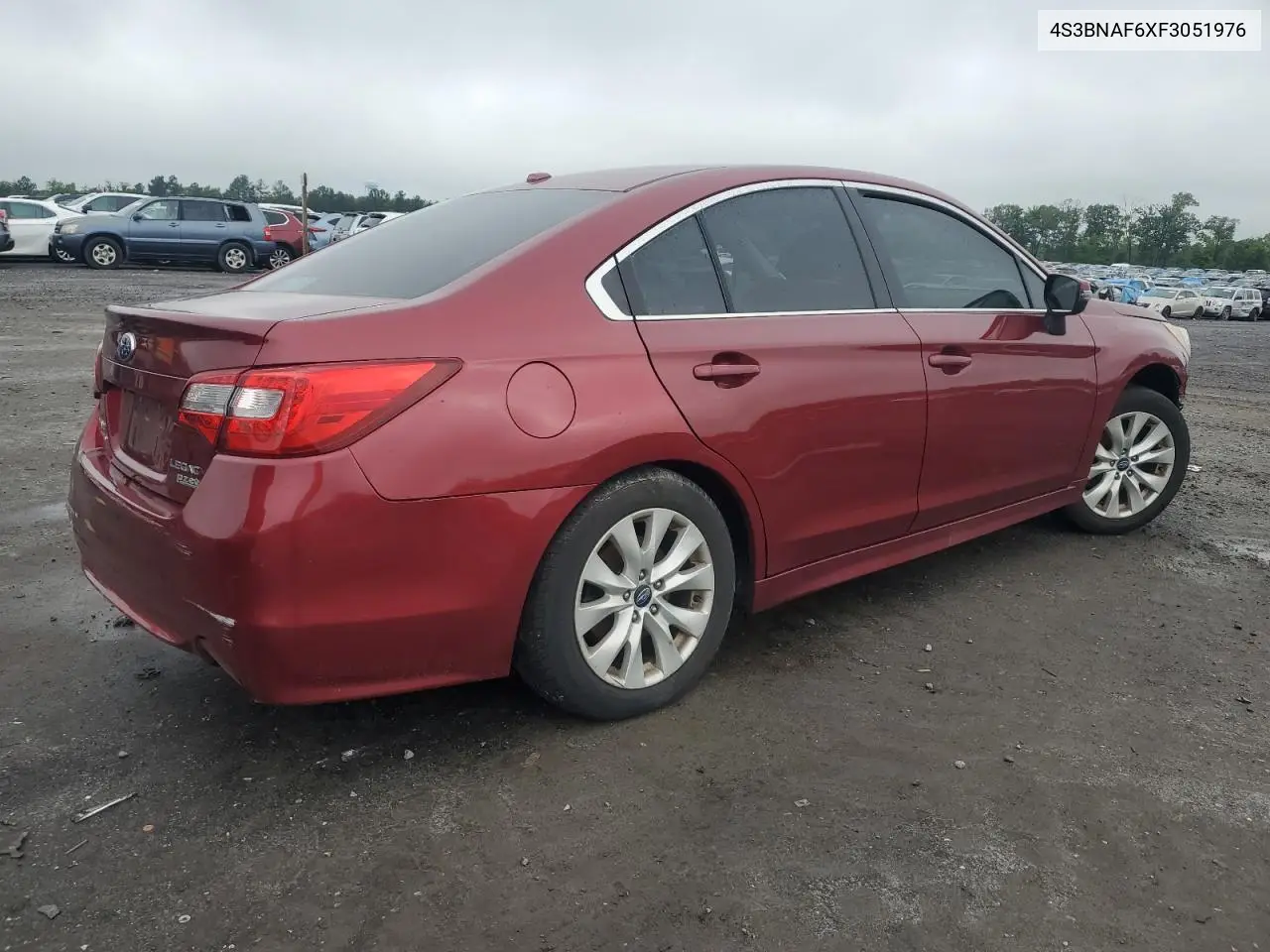 2015 Subaru Legacy 2.5I Premium VIN: 4S3BNAF6XF3051976 Lot: 56946335