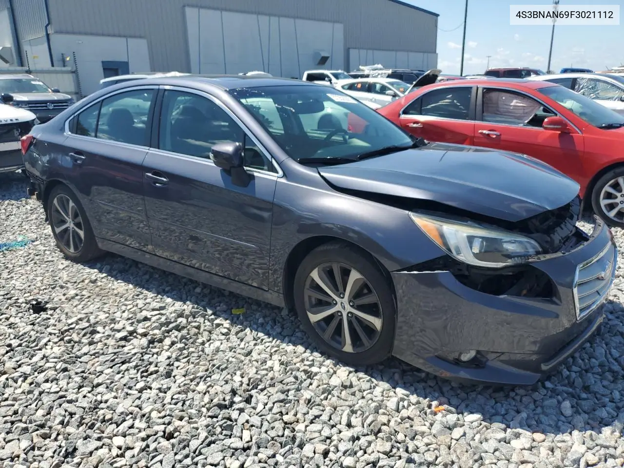 2015 Subaru Legacy 2.5I Limited VIN: 4S3BNAN69F3021112 Lot: 57052505