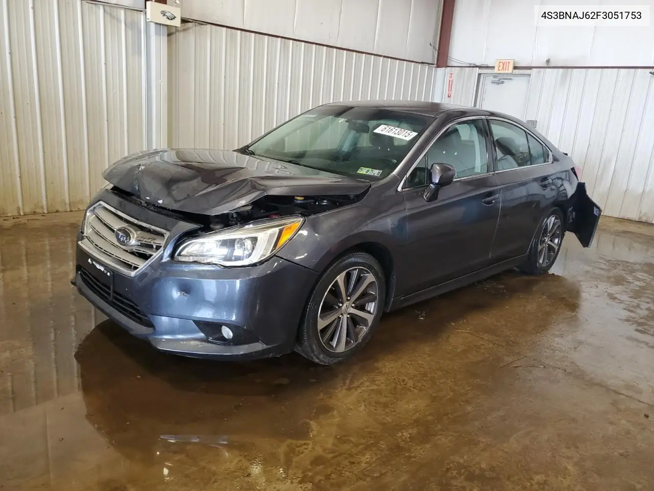 2015 Subaru Legacy 2.5I Limited VIN: 4S3BNAJ62F3051753 Lot: 61613015