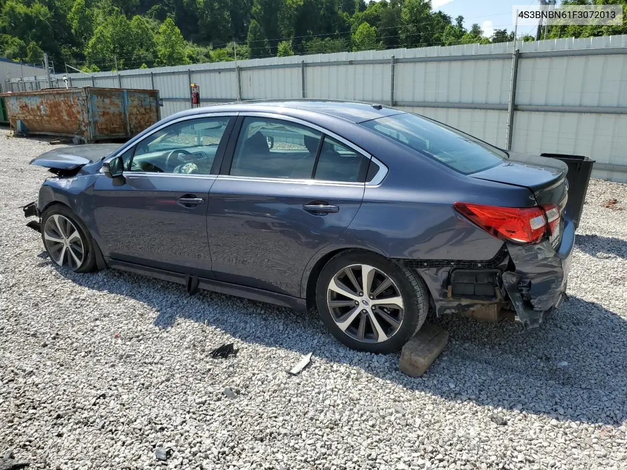 2015 Subaru Legacy 2.5I Limited VIN: 4S3BNBN61F3072013 Lot: 64907485