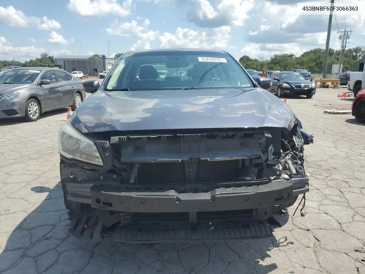 2015 Subaru Legacy 2.5I Premium VIN: 4S3BNBF60F3066363 Lot: 65249265