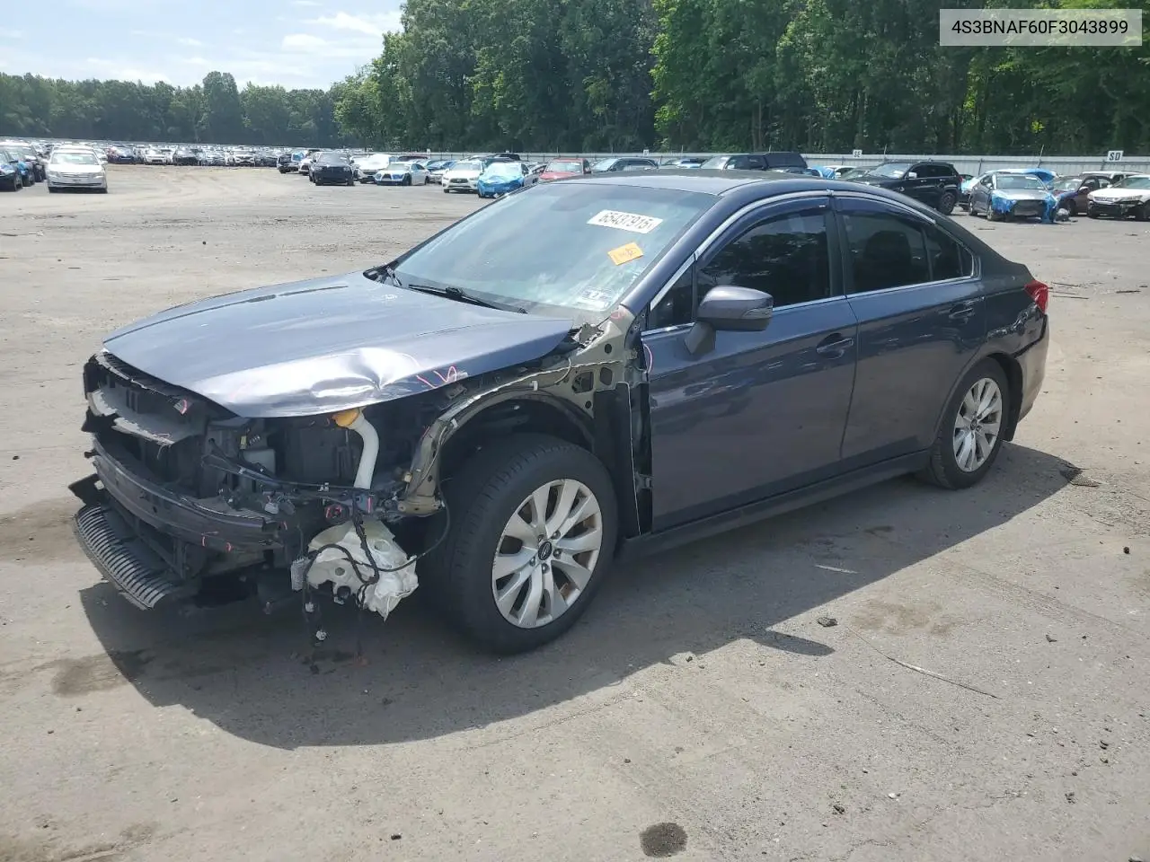 2015 Subaru Legacy 2.5I Premium VIN: 4S3BNAF60F3043899 Lot: 65437915