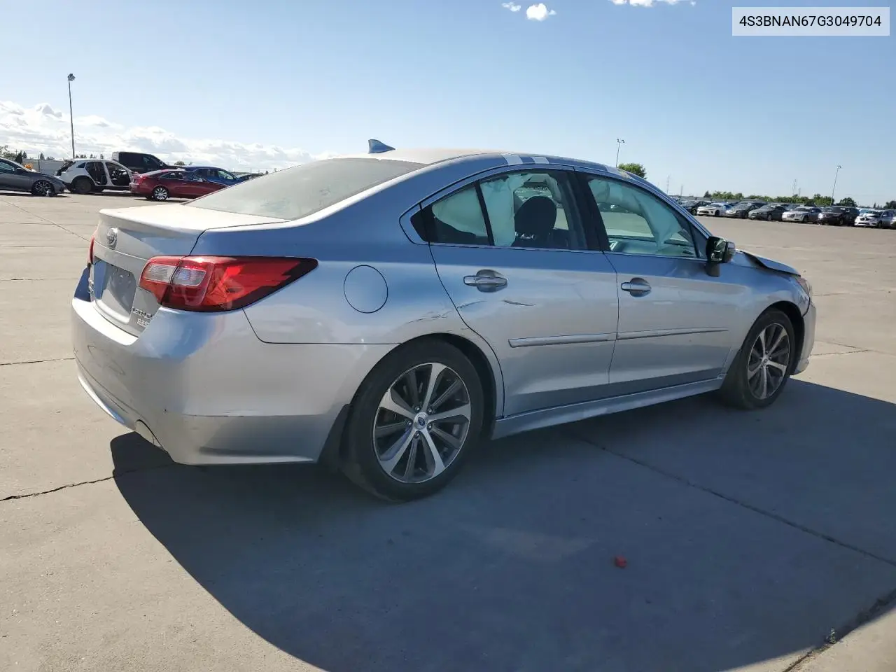 2016 Subaru Legacy 2.5I Limited VIN: 4S3BNAN67G3049704 Lot: 56964545
