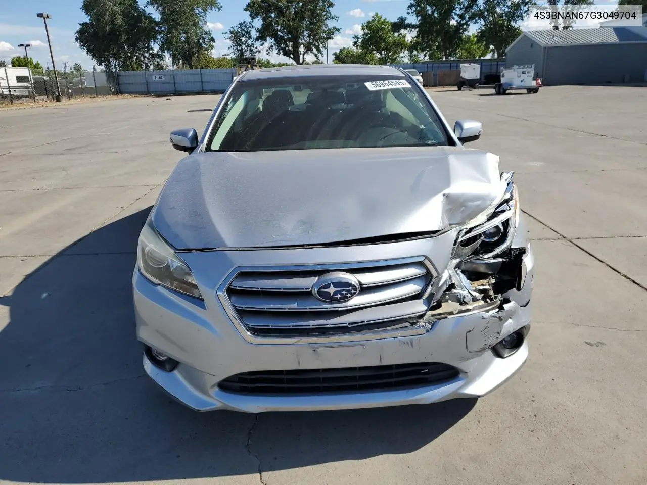 2016 Subaru Legacy 2.5I Limited VIN: 4S3BNAN67G3049704 Lot: 56964545