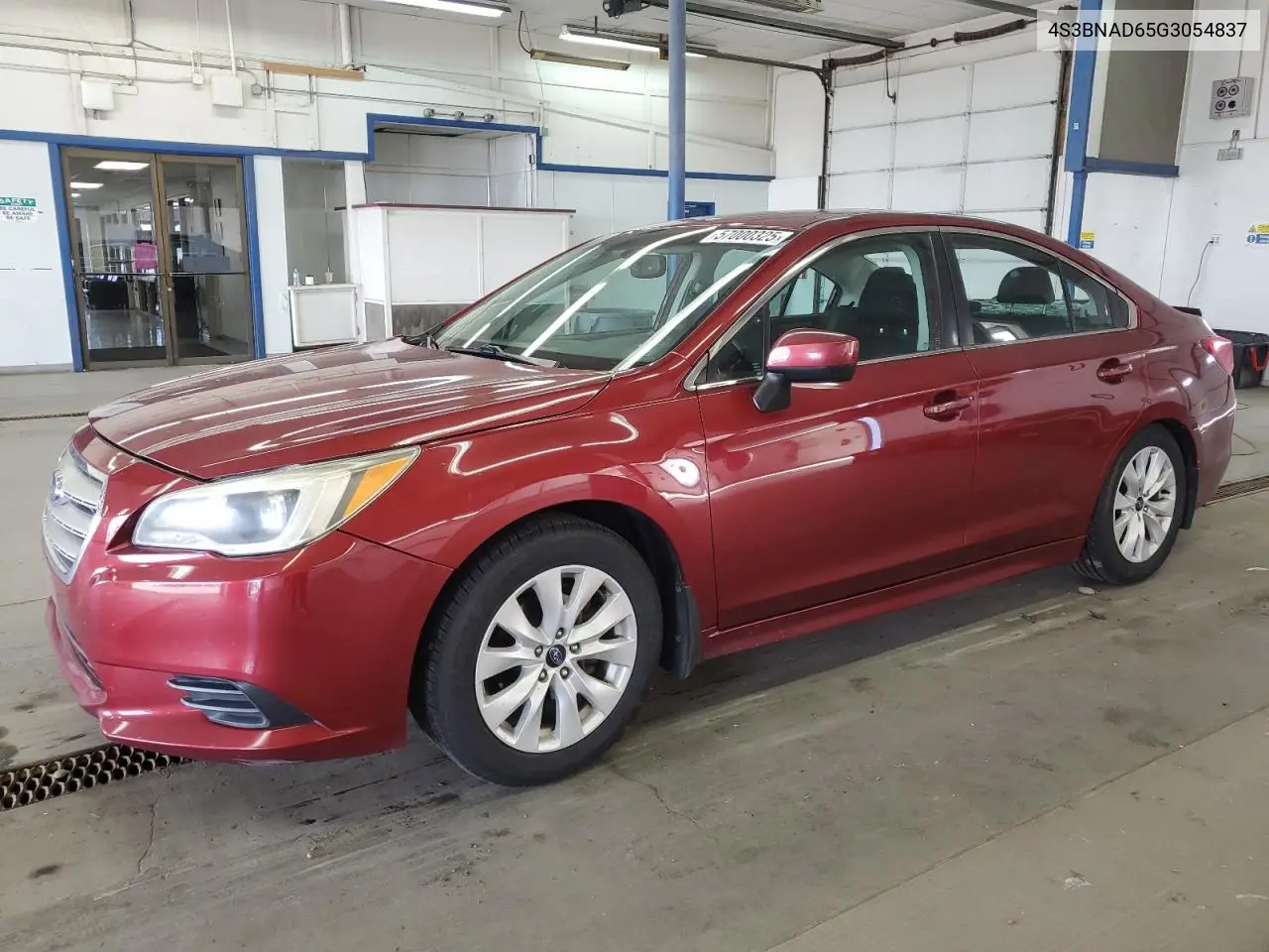 2016 Subaru Legacy 2.5I Premium VIN: 4S3BNAD65G3054837 Lot: 57000325