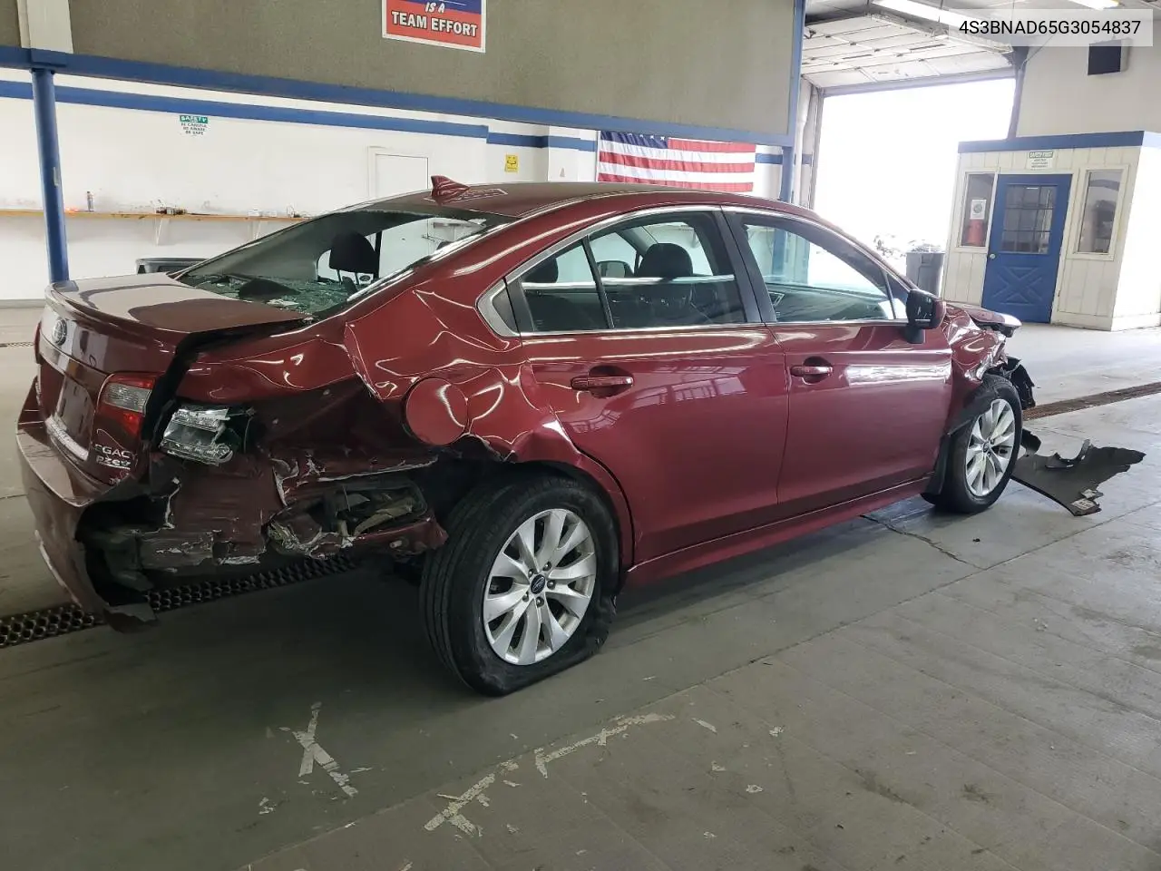 2016 Subaru Legacy 2.5I Premium VIN: 4S3BNAD65G3054837 Lot: 57000325