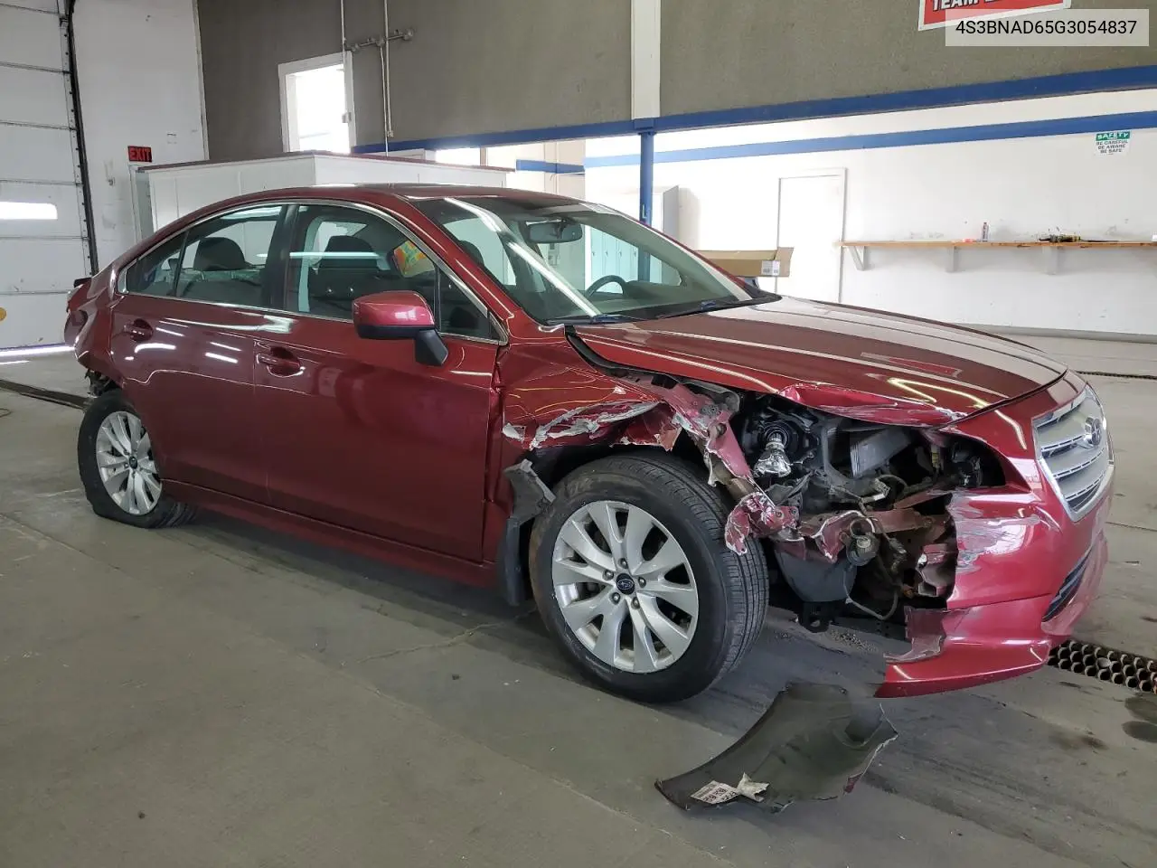 2016 Subaru Legacy 2.5I Premium VIN: 4S3BNAD65G3054837 Lot: 57000325
