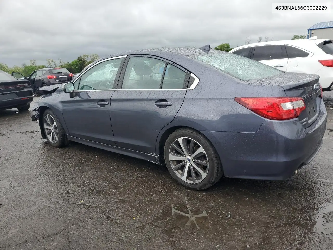2016 Subaru Legacy 2.5I Limited VIN: 4S3BNAL66G3002229 Lot: 57109075
