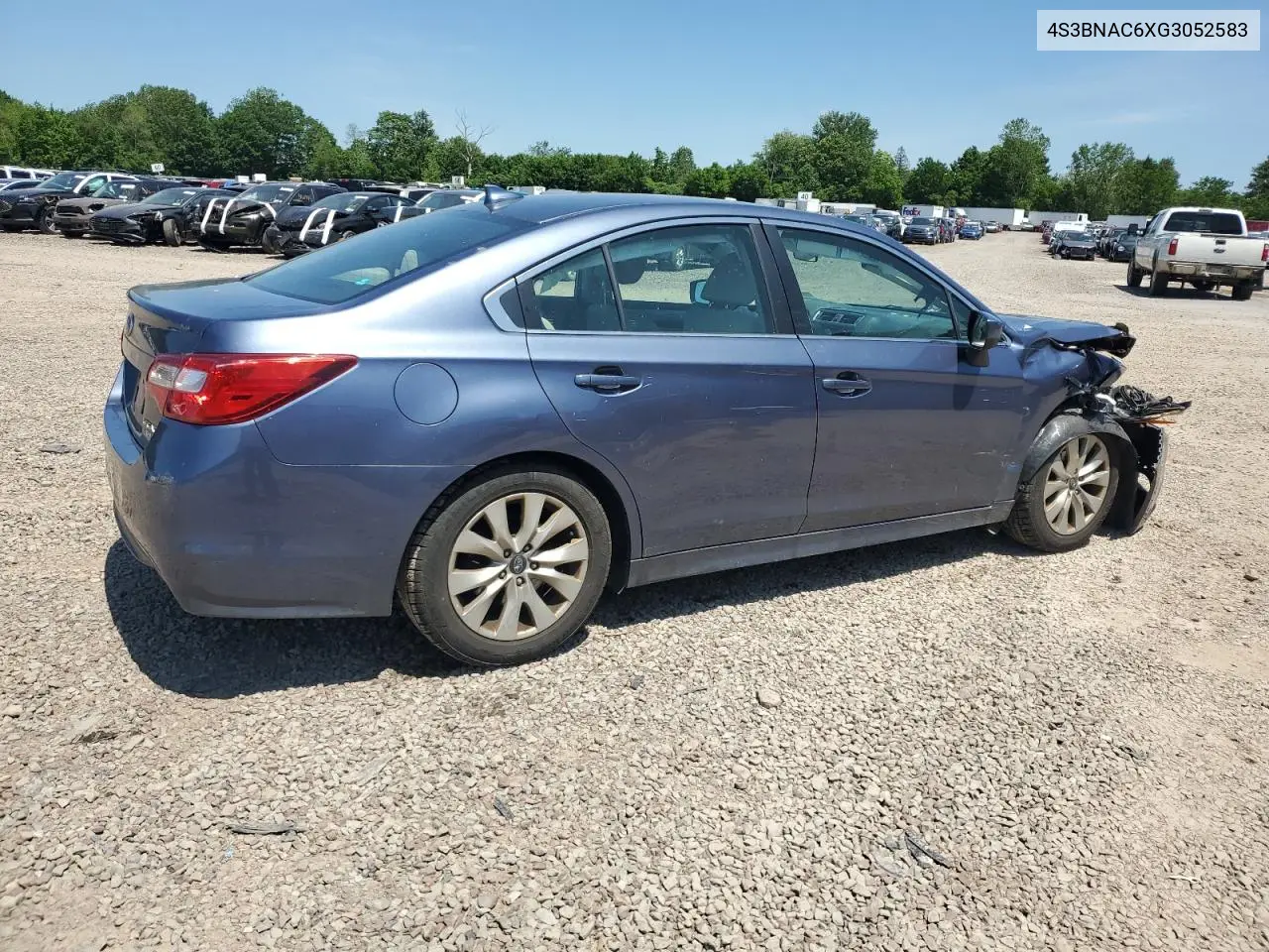 2016 Subaru Legacy 2.5I Premium VIN: 4S3BNAC6XG3052583 Lot: 62487485