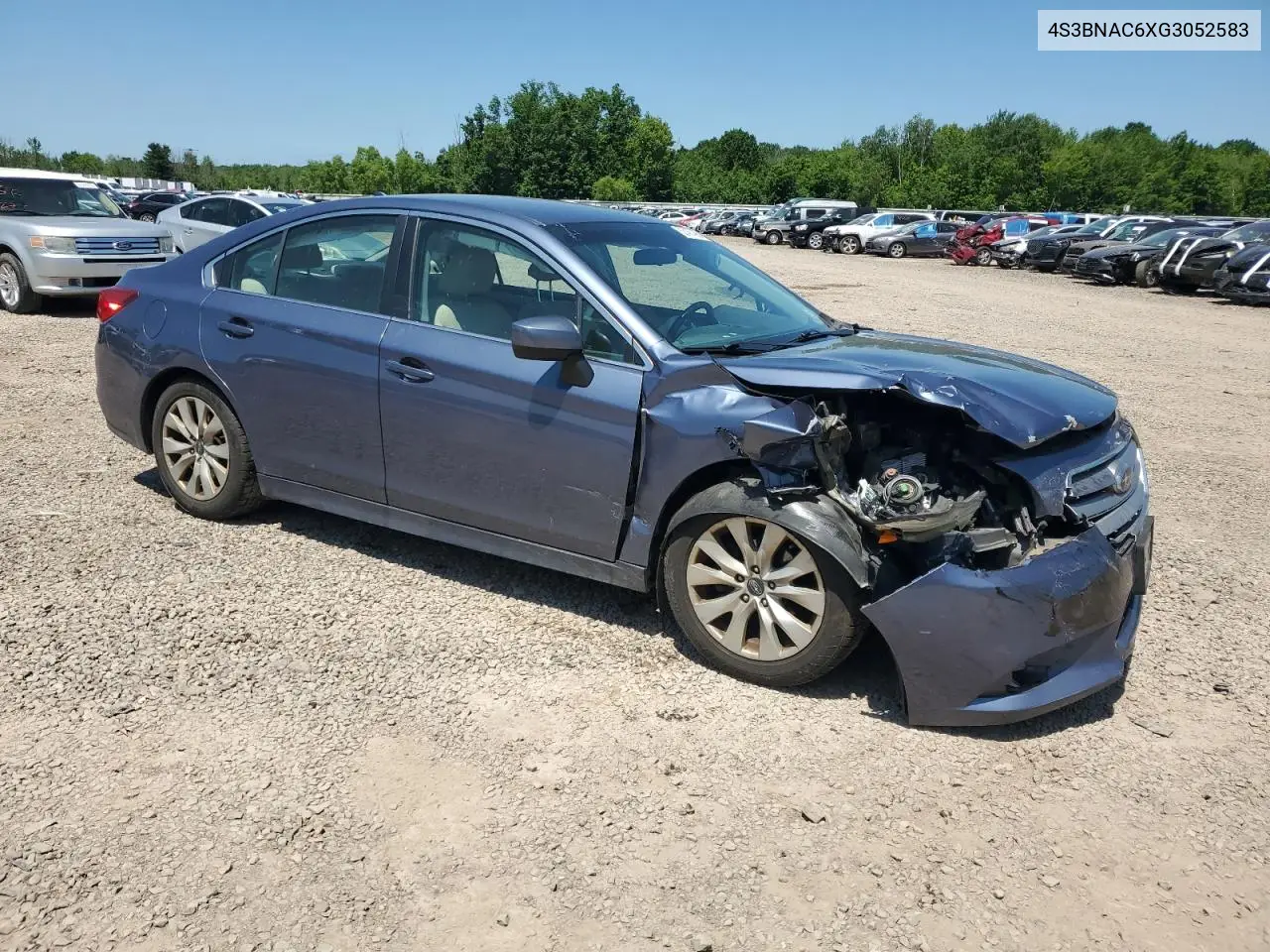 2016 Subaru Legacy 2.5I Premium VIN: 4S3BNAC6XG3052583 Lot: 62487485
