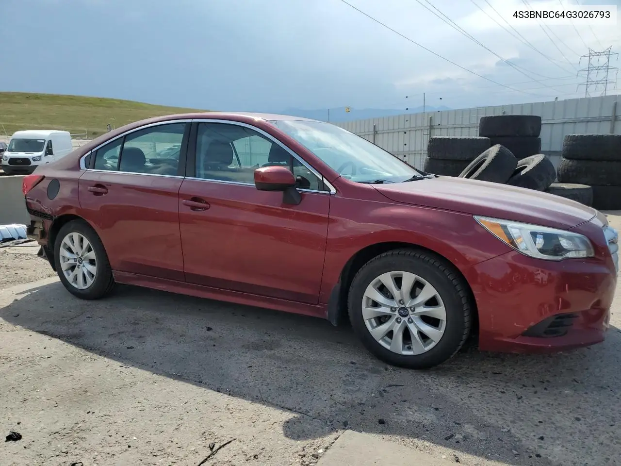 2016 Subaru Legacy 2.5I Premium VIN: 4S3BNBC64G3026793 Lot: 62525775