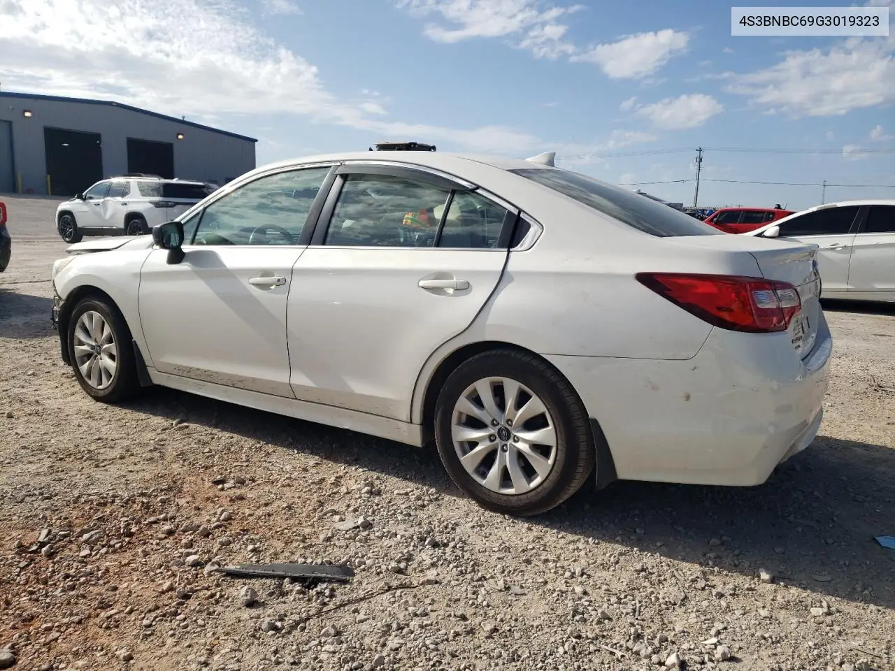 2016 Subaru Legacy 2.5I Premium VIN: 4S3BNBC69G3019323 Lot: 62644235