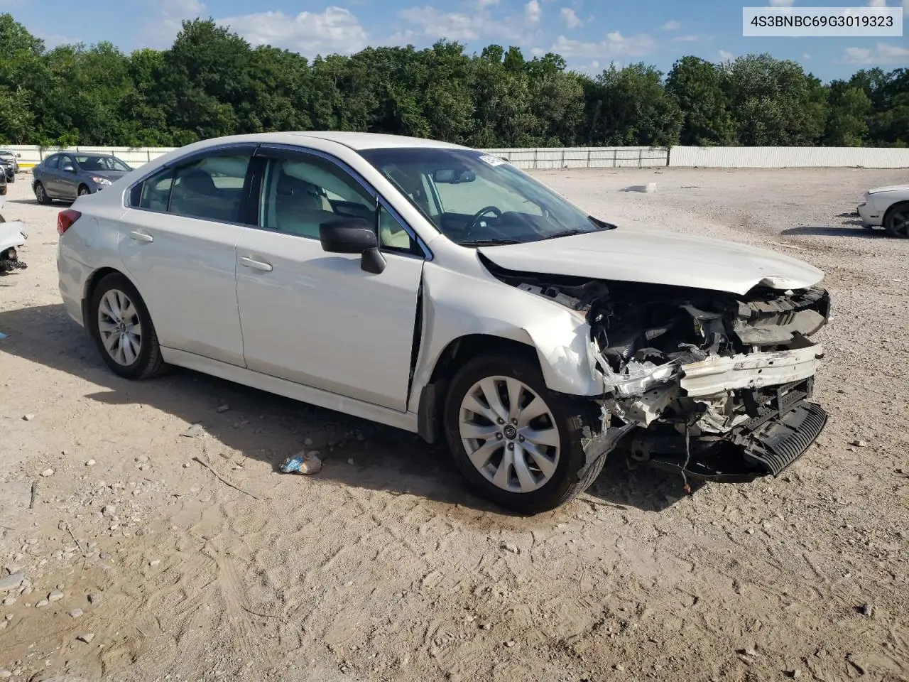 2016 Subaru Legacy 2.5I Premium VIN: 4S3BNBC69G3019323 Lot: 62644235