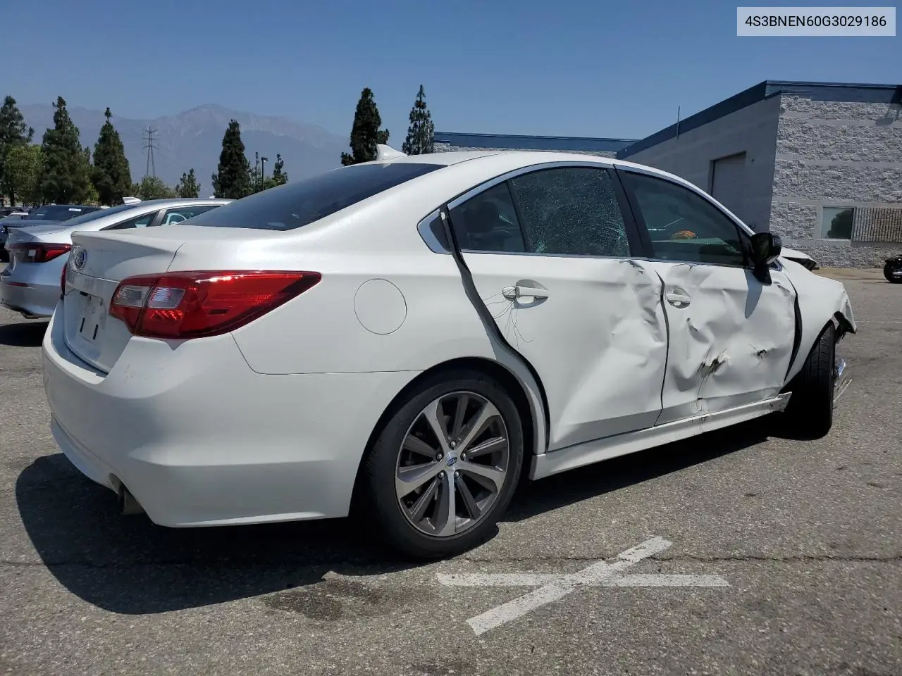 2016 Subaru Legacy 3.6R Limited VIN: 4S3BNEN60G3029186 Lot: 62690175