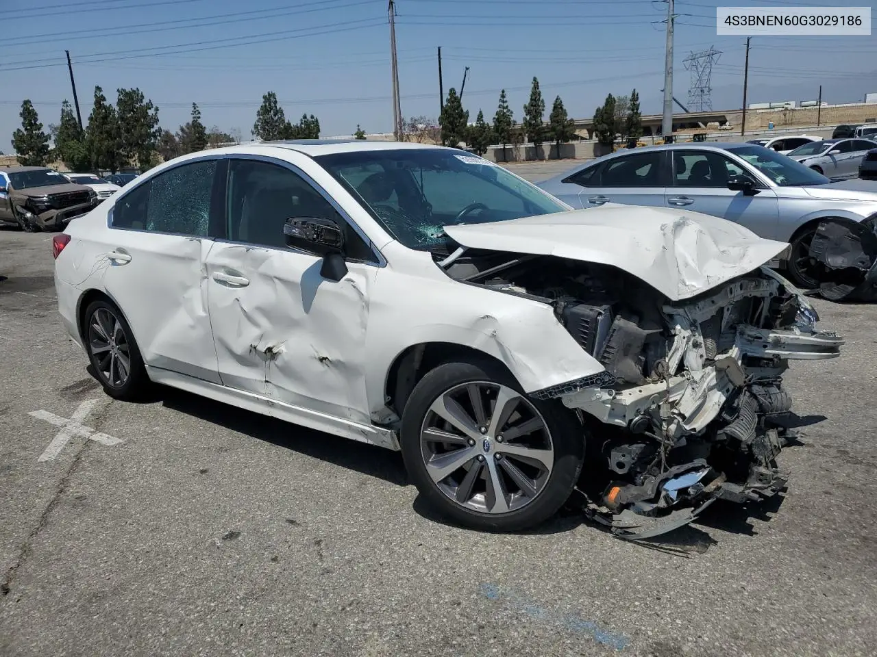 2016 Subaru Legacy 3.6R Limited VIN: 4S3BNEN60G3029186 Lot: 62690175