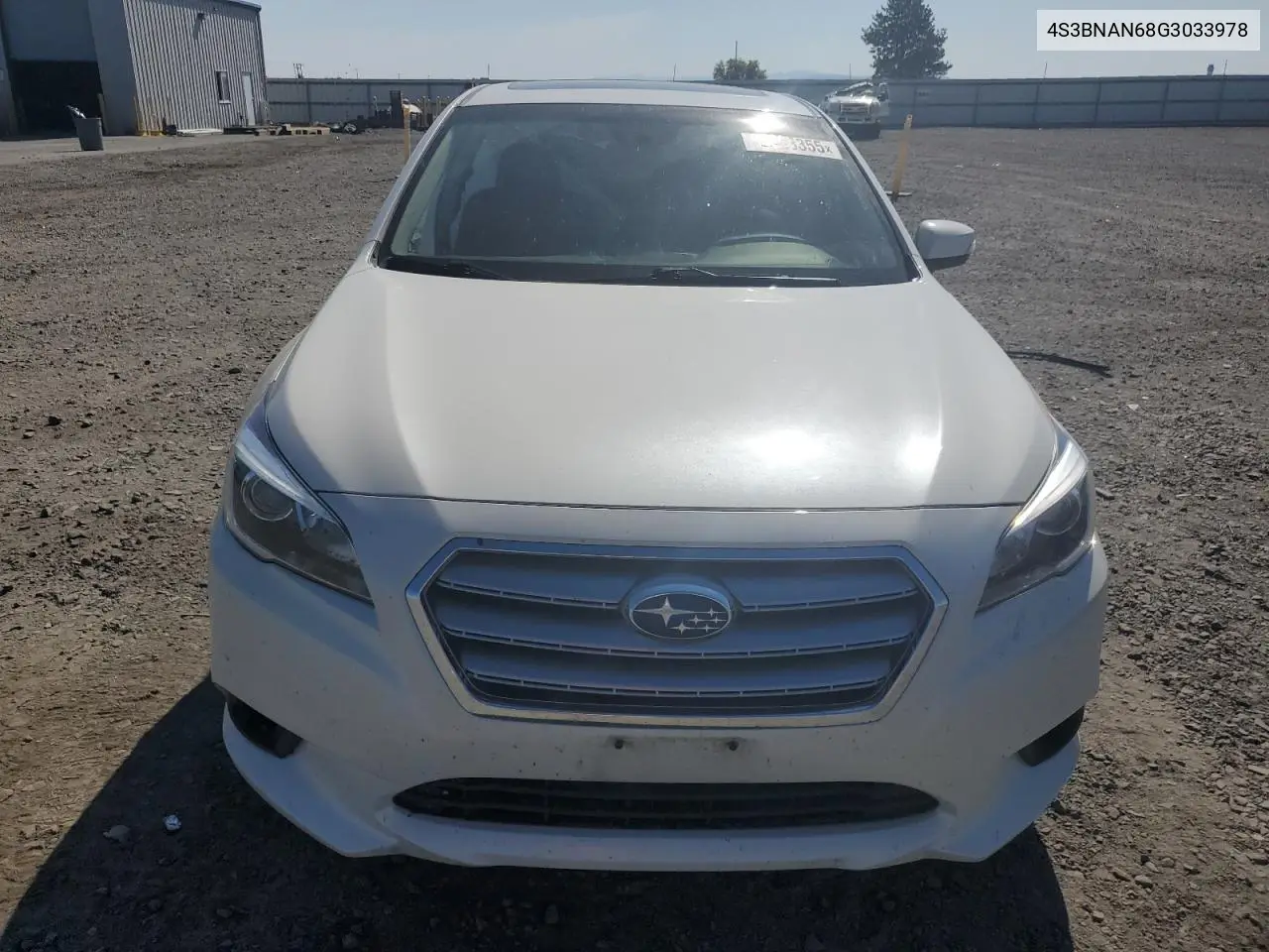 2016 Subaru Legacy 2.5I Limited VIN: 4S3BNAN68G3033978 Lot: 65053355