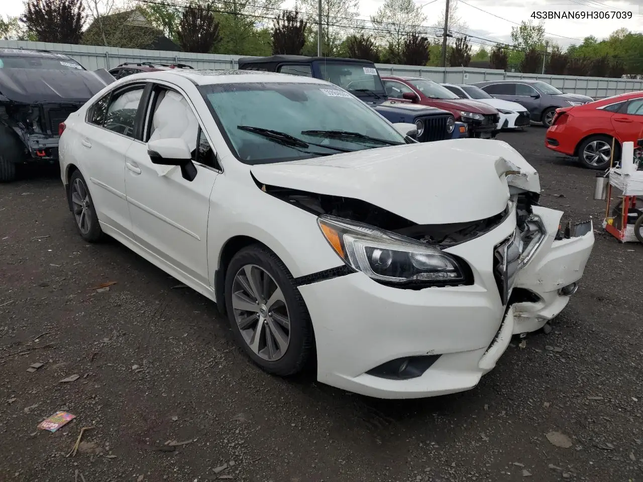 2017 Subaru Legacy 2.5I Limited VIN: 4S3BNAN69H3067039 Lot: 55984035