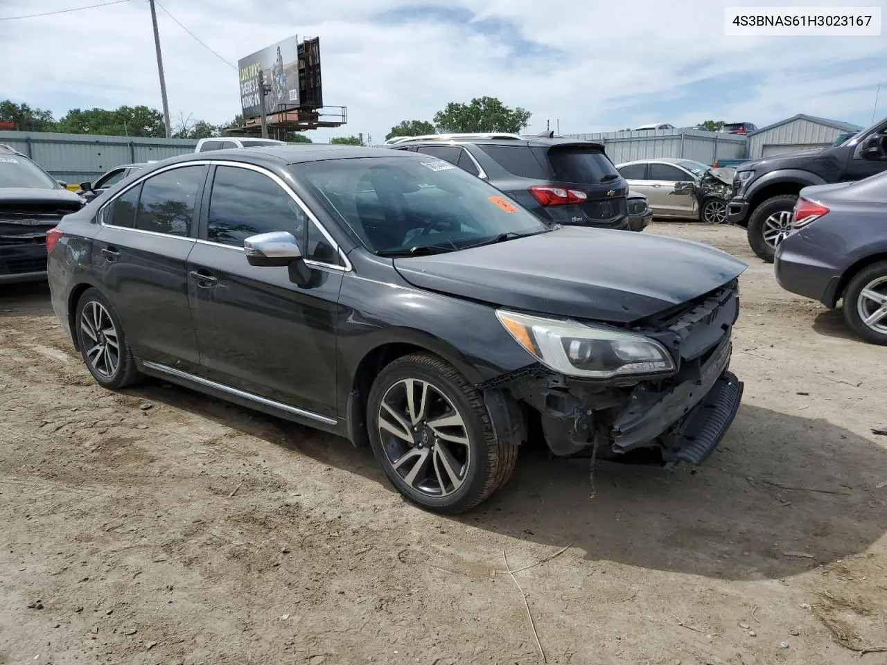 2017 Subaru Legacy Sport VIN: 4S3BNAS61H3023167 Lot: 56753045