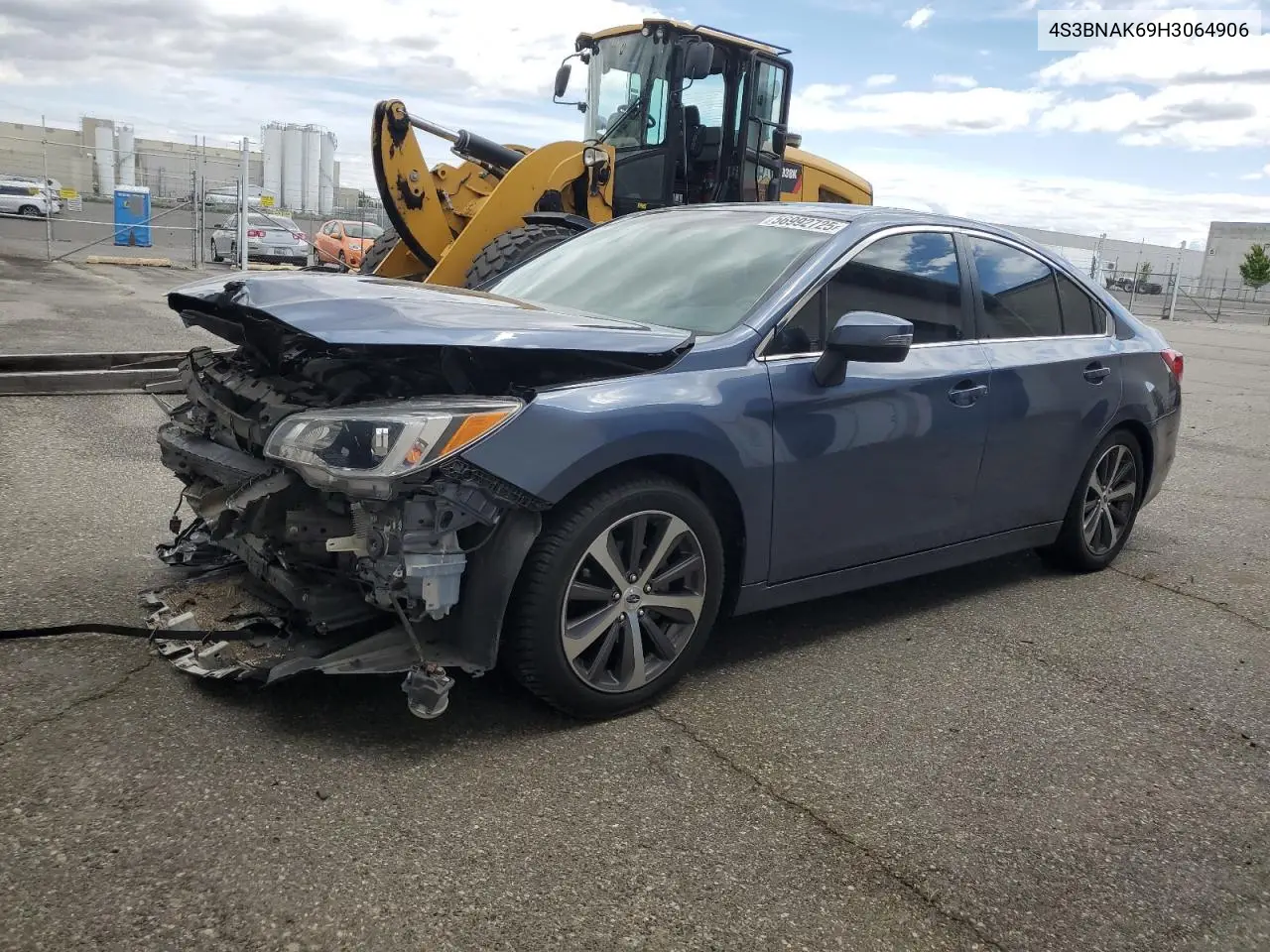 2017 Subaru Legacy 2.5I Limited VIN: 4S3BNAK69H3064906 Lot: 56992725