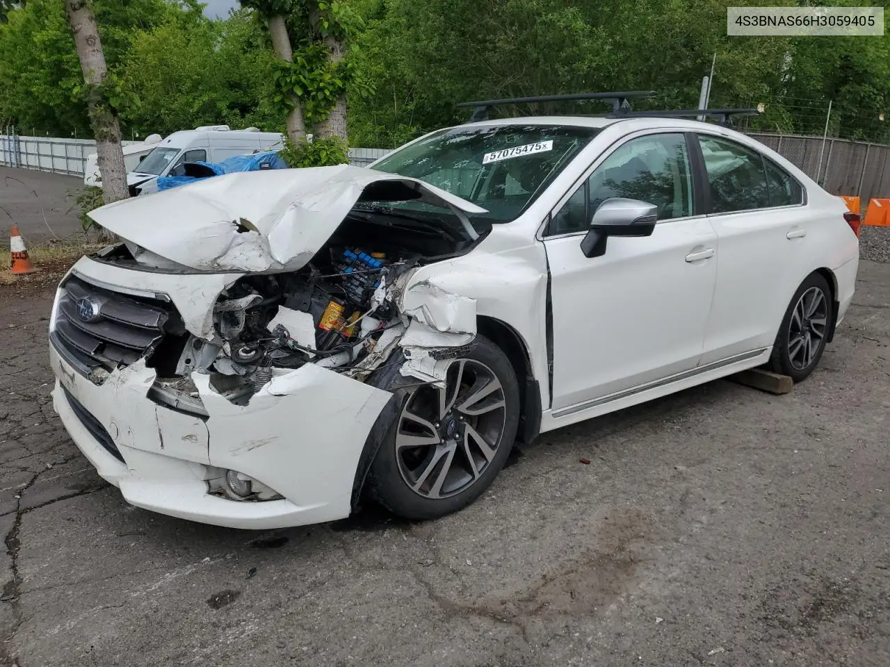 2017 Subaru Legacy Sport VIN: 4S3BNAS66H3059405 Lot: 57075475
