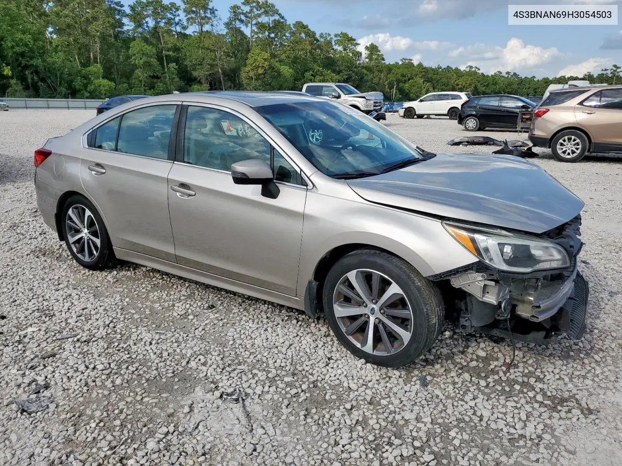 2017 Subaru Legacy 2.5I Limited VIN: 4S3BNAN69H3054503 Lot: 58574895
