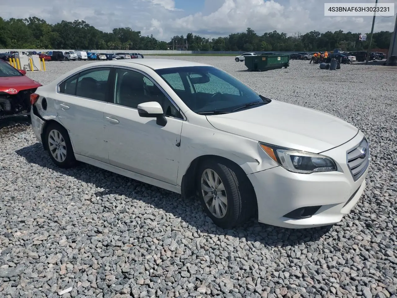 2017 Subaru Legacy 2.5I Premium VIN: 4S3BNAF63H3023231 Lot: 62895975