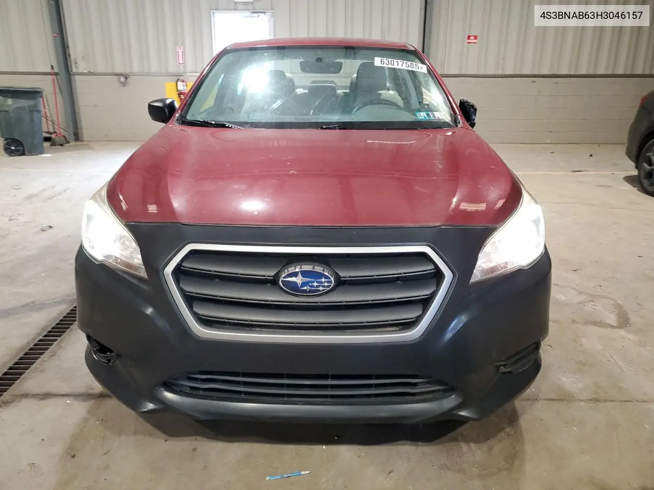 2017 Subaru Legacy 2.5I VIN: 4S3BNAB63H3046157 Lot: 63017585