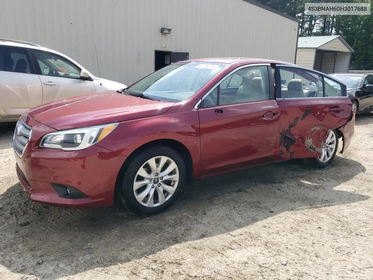 2017 Subaru Legacy 2.5I Premium VIN: 4S3BNAH60H3017688 Lot: 63758075