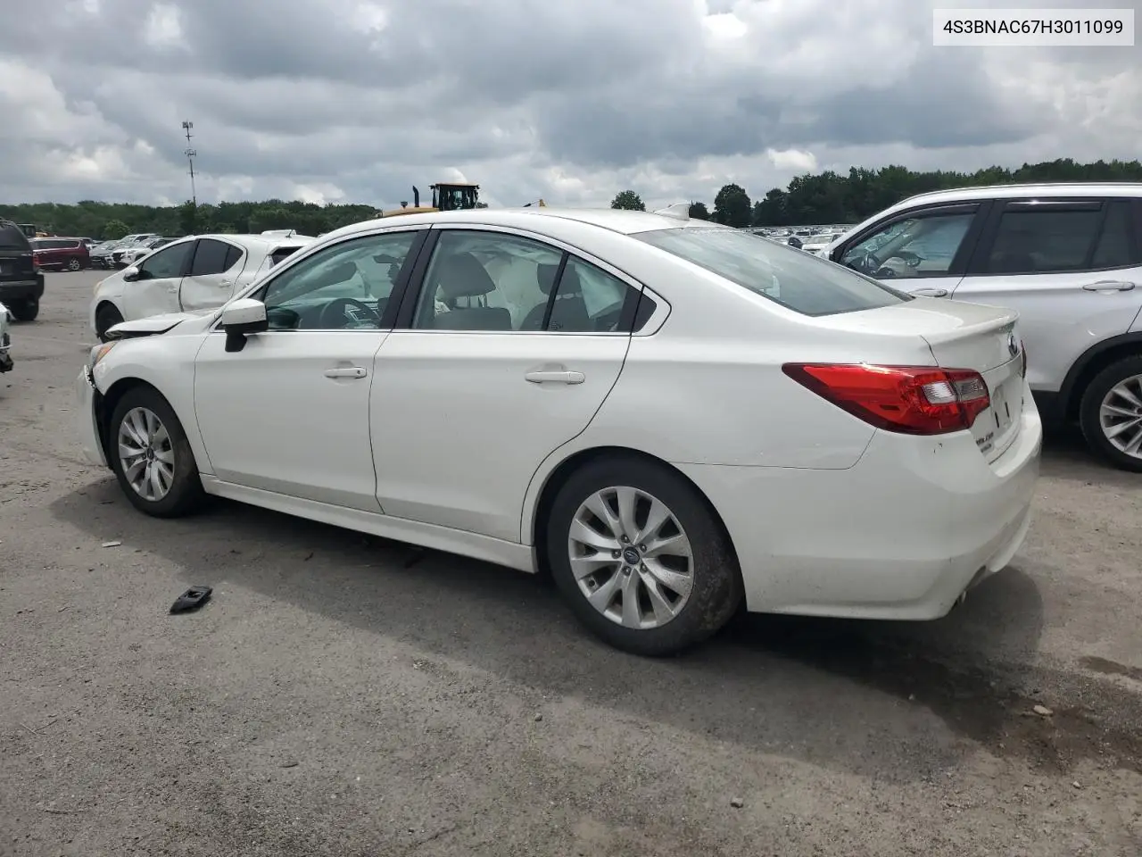 2017 Subaru Legacy 2.5I Premium VIN: 4S3BNAC67H3011099 Lot: 63934635